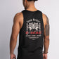 'El Animal' Premium Drop-Cut Tank Top in Black