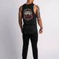 'El Animal' Premium Drop-Cut Tank Top in Black